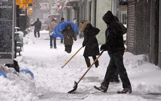 US northeast-snow